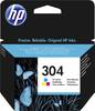 HP 304 Bläck Original Cyan, Magenta, Gul N9K05AE Bläck