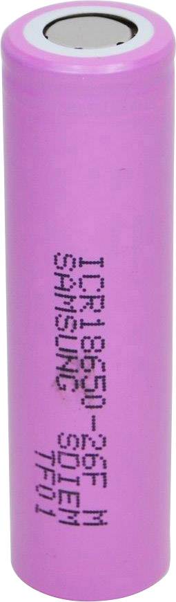 Specialbatteri laddbart 18650 Flat-Top Li-Ion Samsung 3.7 V 2550 mAh 1 st