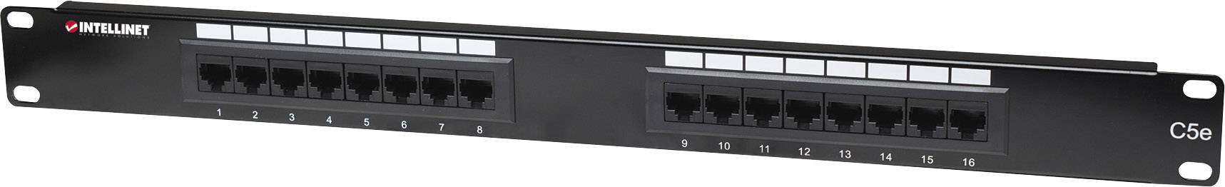 Intellinet 513548 16 Port CAT 5e 1 U
