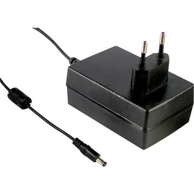 Svart nätadapter med två stift och en kabeladapter. Lämplig för elektroniska enheter.