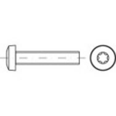 TOOLCRAFT  1068680 Skruv linsformad M1.6 5 mm T-profil DIN 7985   Rostfritt stål A2 1000 st