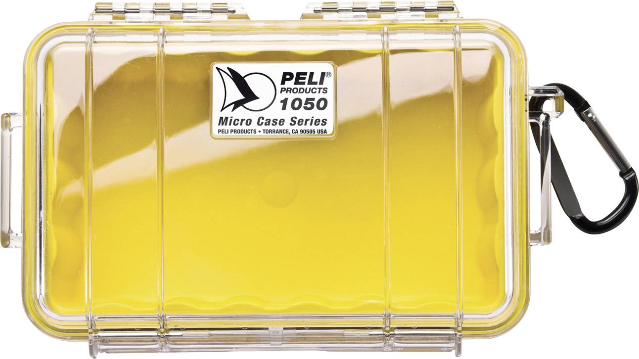 Outdoor box 050 1 l (B x H x D) 191 x 79 x 129 mm Gul, Transparent 1050-027-100E