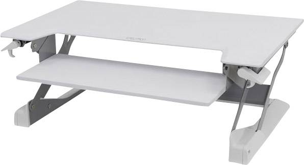 Ergotron WorkFit-TL Sitt/stå-skrivbord Höjdintervall: 38 cm (max) Vit
