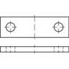 TOOLCRAFT Axelhållare 8 mm Stål 147094 25 st (Ø x L) 30 mm x 8 mm