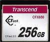 Transcend CFX650 CFast-kort 256 GB