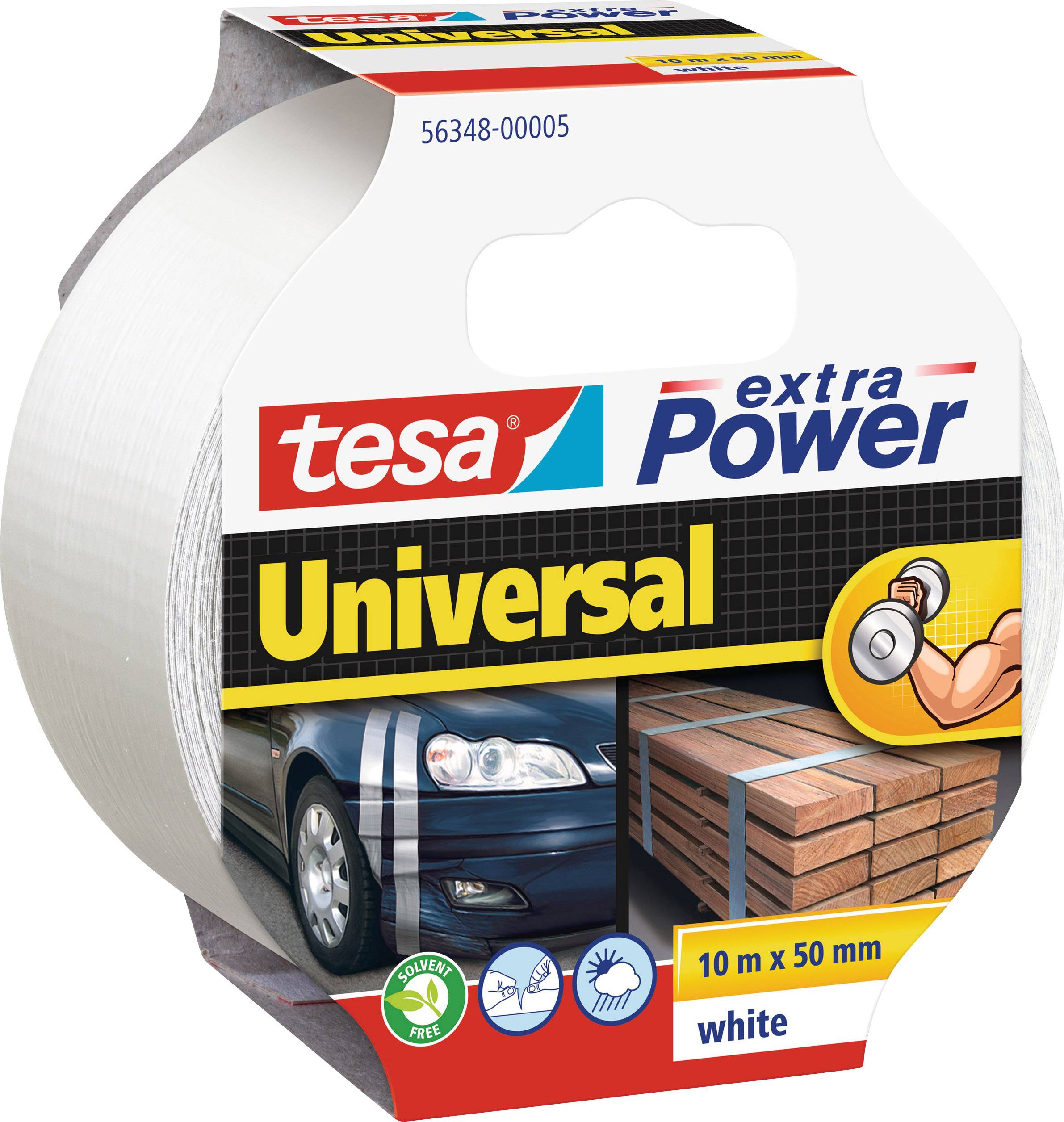 Tesa 56348-05-05 Tygtejp Tesa® Extra Power Vit (L X B) 10 M X 50 Mm 10 ...