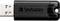 Svart USB-sticka från märket Verbatim med en öga för fästning.