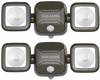 Mr. Beams MB3000 LED-utomhusspotlight med rörelsedetektor Kallvit