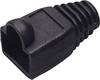 BKL Electronic Dragavlastning Sleeve för CAT 6 Connector 143055 Böjskydd Svart 1 st