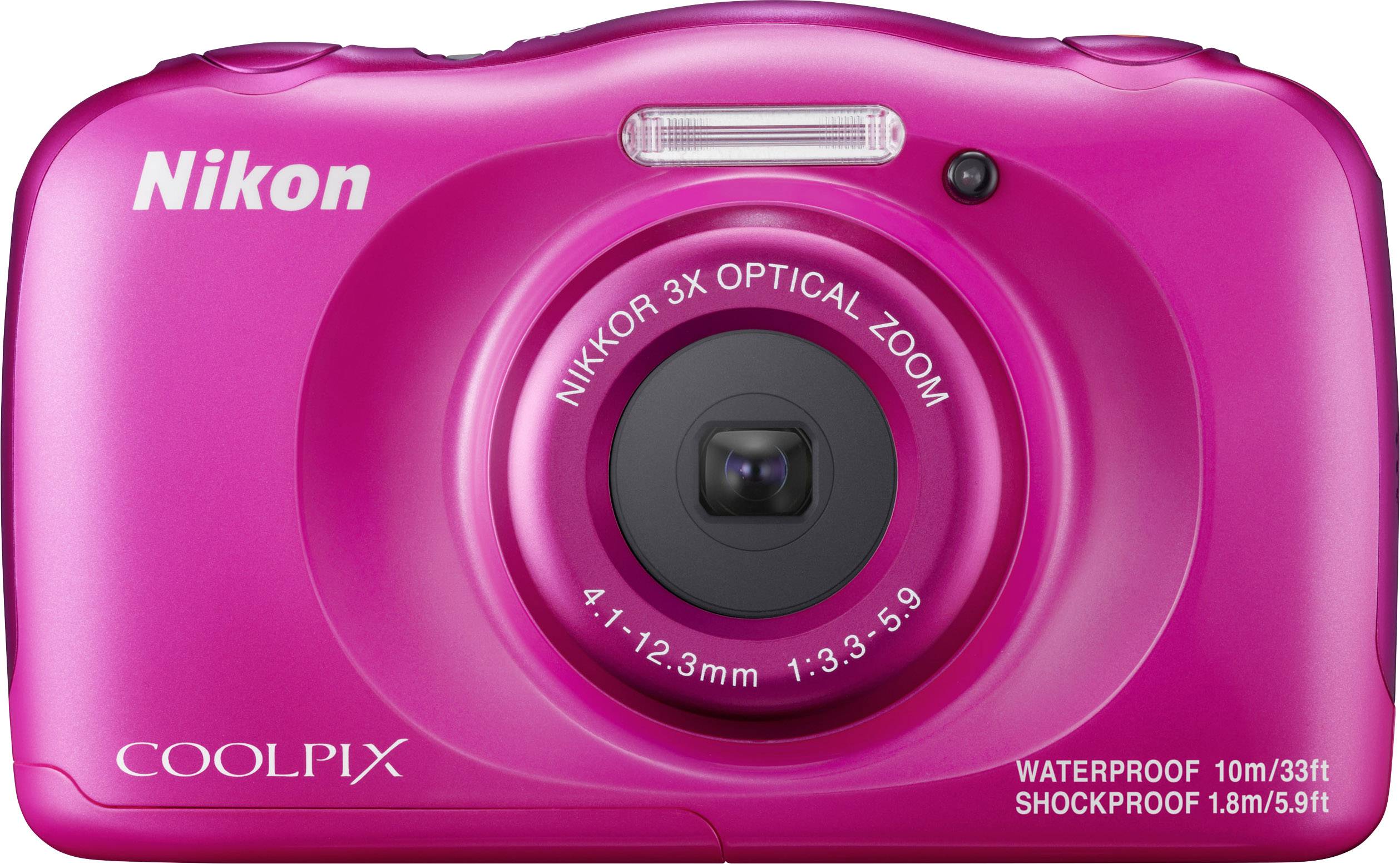 Nikon W 100 Digitalkamera 13 2 Megapixel Zoom Optisk 3 X Rosa Full Hd Video Undervattenskamera Stottalig Wifi Conrad Se