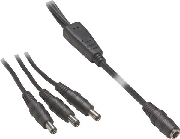 VOLTCRAFT DC-kabel DC-hylsdon - DC-stiftdon 5.5 mm 2.5 mm 5.5 mm 2.5 mm 1.10 m 1 st