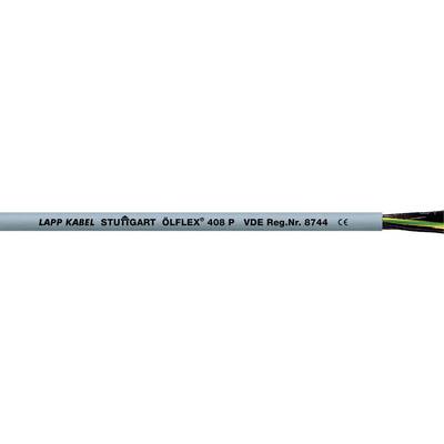 På bilden syns en grå kabel märkt med 'LAPP KABEL STUTTGART ÖLFLEX 408 P VDE Reg. Nr. 3744' och CE-märkning.