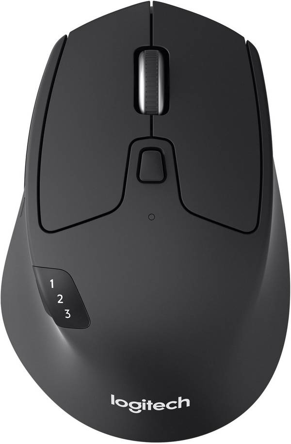 Logitech  M720 Triathlon  WiFi mus  Bluetooth, Trådlös  Optisk  Svart  8 Knappar  1000 dpi