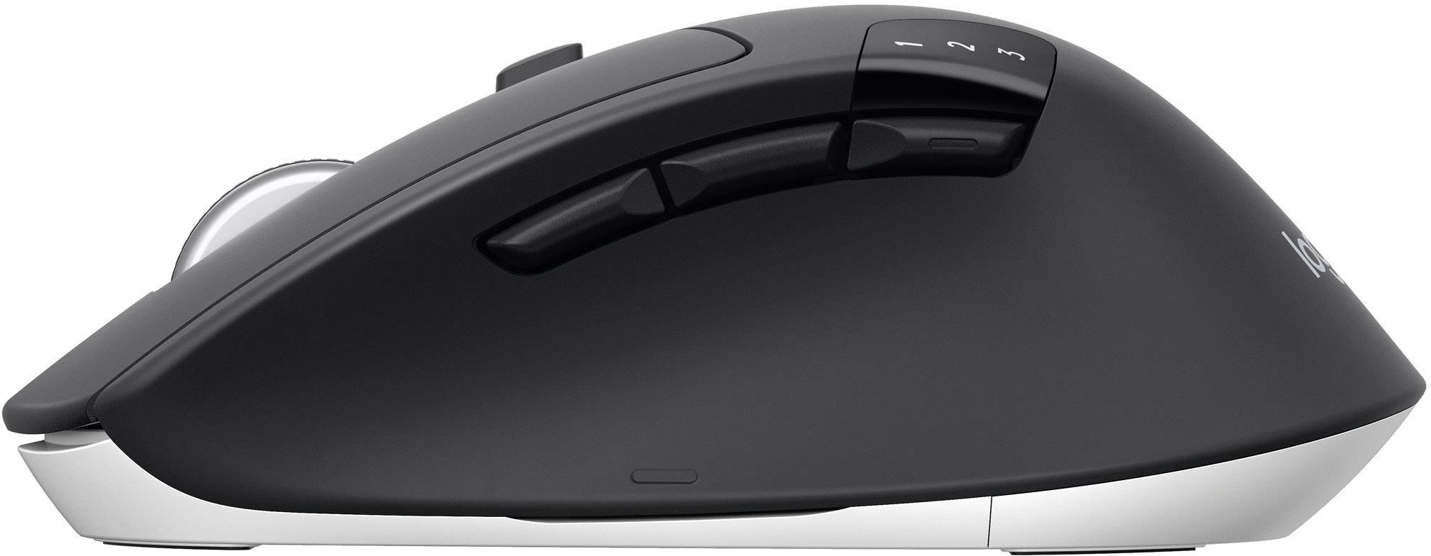 Logitech M720 Triathlon Trådlös mus Optisk Svart | Conrad.se