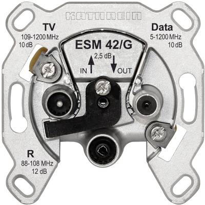 Kathrein ESM 42/G Antenndosa Data, TV, FM Infälld Kanaldosa