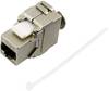 TRU COMPONENTS RJ45-koppling, CAT 6a 93038C360 Koppling rak Antal poler (RJ) 8 Metall 1 st