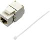 TRU COMPONENTS RJ45 kontaktdon, CAT 6 93038C369 Koppling rak Antal poler (RJ) 8 Vit 1 st