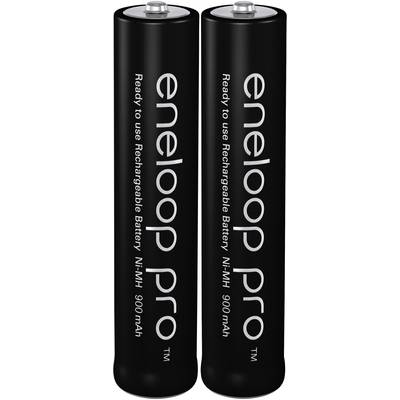 Panasonic eneloop Pro HR03 Laddbart batteri AAA (R03) NiMH 900 mAh 1.2 V 2 st