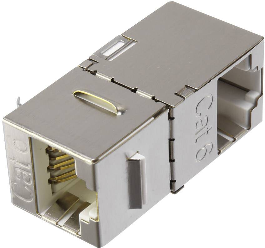 Renkforce RJ45 Nätverk Adapter CAT 6 [1x RJ45 hona - 1x RJ45 hona] Metall