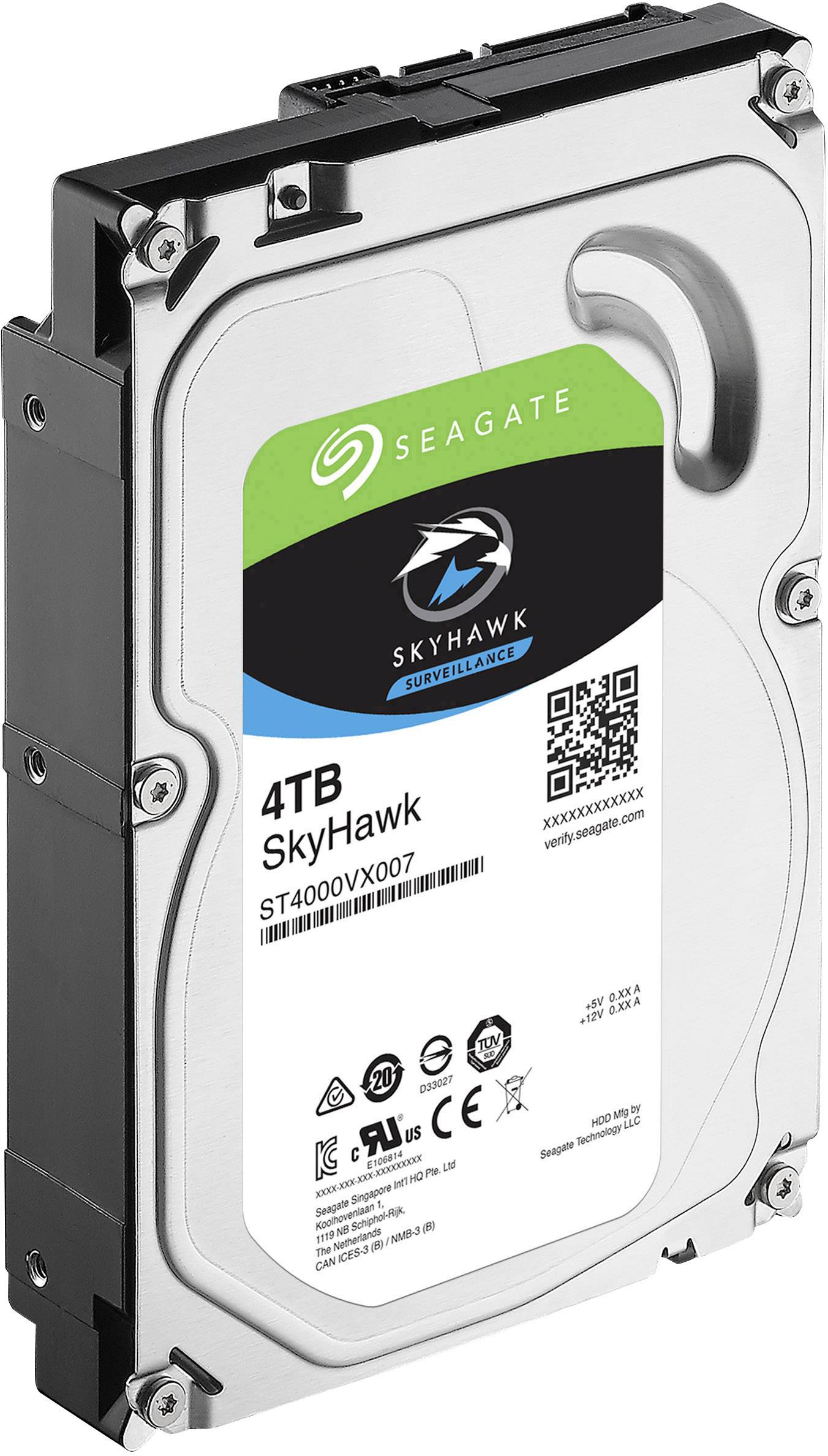 Seagate ST4000VX007 Hårddisk 3.5" 4 TB SkyHawk™ Bulk SATA III | Conrad.se