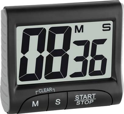 Timer TFA Dostmann 38.2021.01 Svart