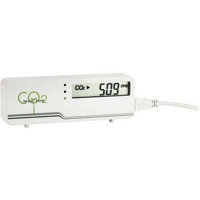CO2-mätare visar '509 ppm'.