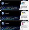 HP Toner 201X Original Kombi-pack Cyan, Magenta, Gul 2300 sidor CF253XM