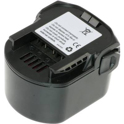 XCell Hückmann 135261 Verktygsbatteri ersätter org. batteri AEG M1230R 12 V 3000 mAh NiMH