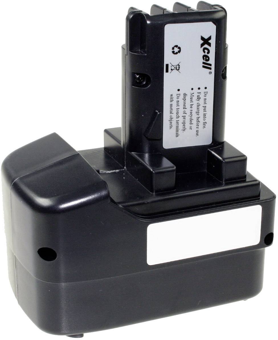 XCell 130287 130287 Verktygsbatteri ersätter org. batteri Metabo 6.31729 12 V 3000 mAh NiMH