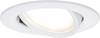 Paulmann 93876 Coin Slim LED-inbyggnadsbelysning LED LED fast installerad 6 W Matt vit