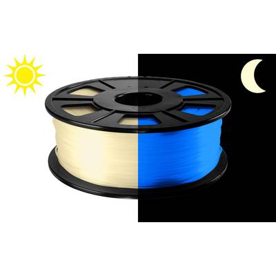 Renkforce 01.04.01.5222 3D-skrivare Filament  PLA-plast  2.85 mm Blå (fluoriserande) 500 g
