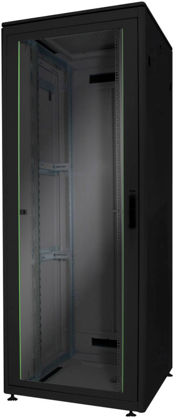 Digitus DN-19 32U-8/8-B-1 19" Nätverksrack (B x H x D) 800 x 1609 x 800 mm 32 U Svart (RAL 9005)