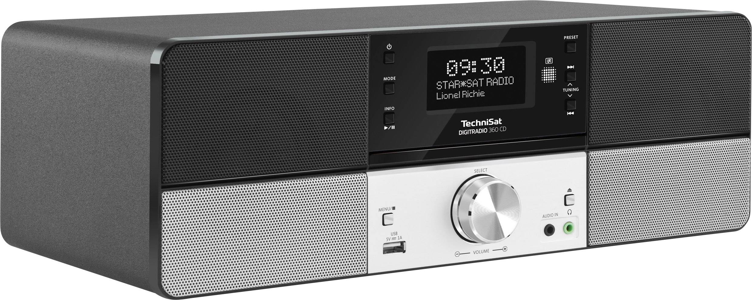 TechniSat DIGITRADIO 360 IR Internet-bordsradio DAB+, FM USB, WiFi