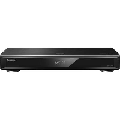 En svart Panasonic digital-mottagare med visning av kanalen 'ZDF HD'.