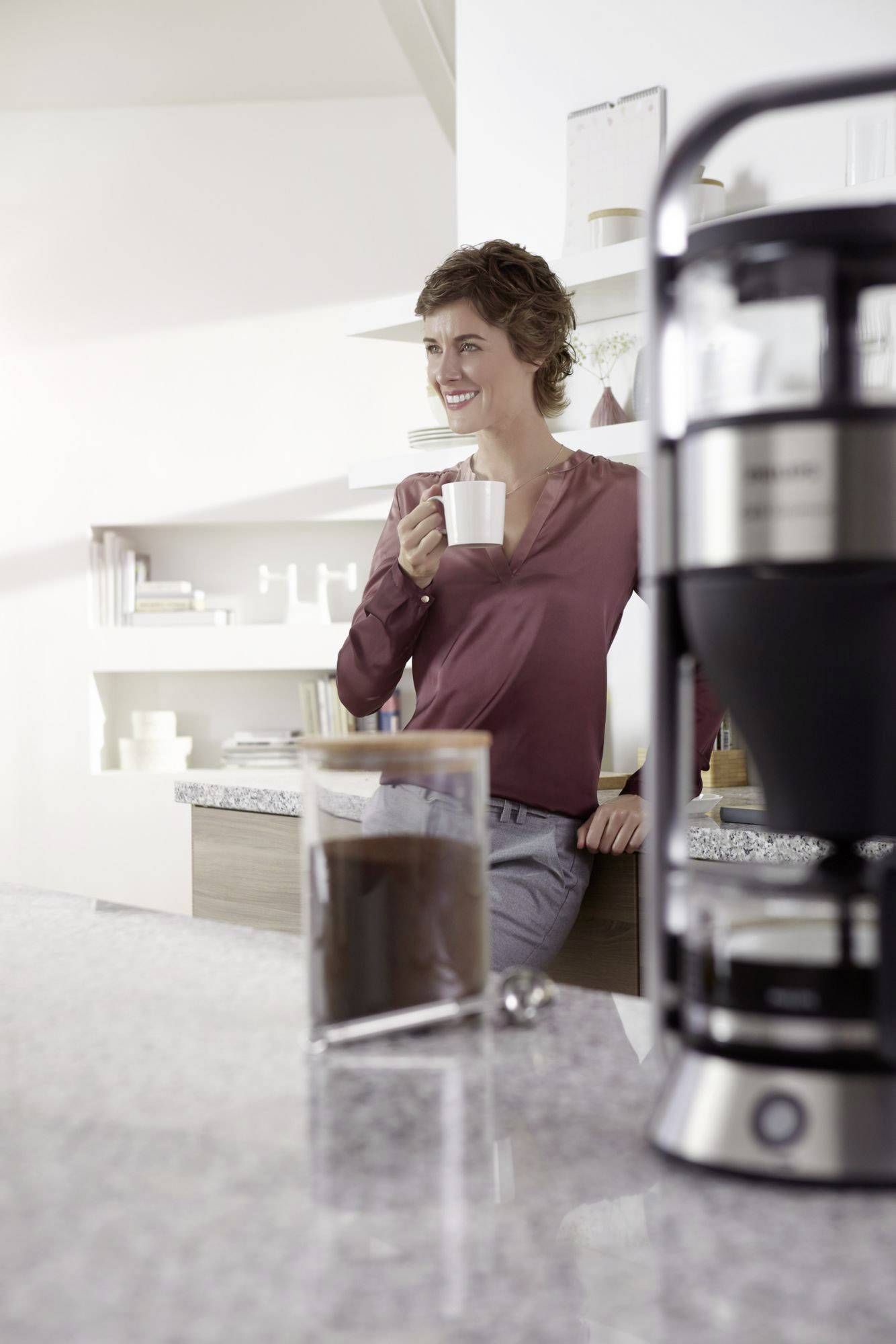 Philips Kaffebryggare Rostfritt stål Kapacitet Koppar=12 Philips Kaffebryggare Rostfritt stål Kapacitet Koppar=12