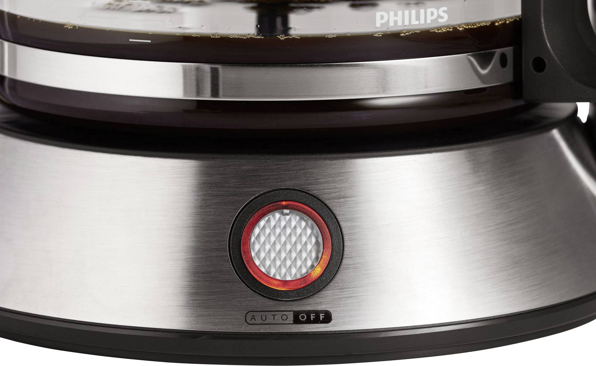 Philips Kaffebryggare Rostfritt stål Kapacitet Koppar=12 Philips Kaffebryggare Rostfritt stål Kapacitet Koppar=12