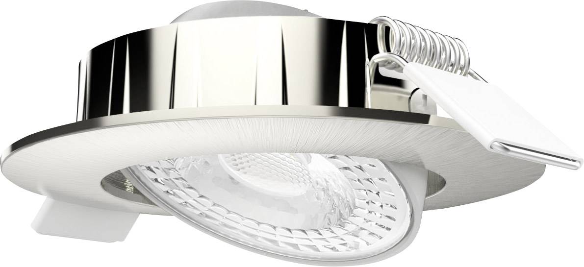 Megatron MT76762 Slimo LED-inbyggnadsbelysning LED LED fast installerad 6 W Nickel