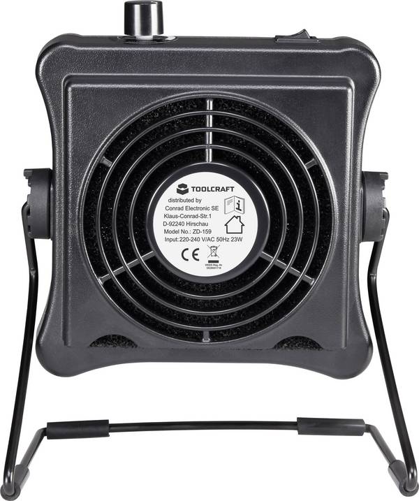 TOOLCRAFT ZD-159 N/A 220 V/AC, 240 V/AC 23 W 10 m³/h, 72 m³/h