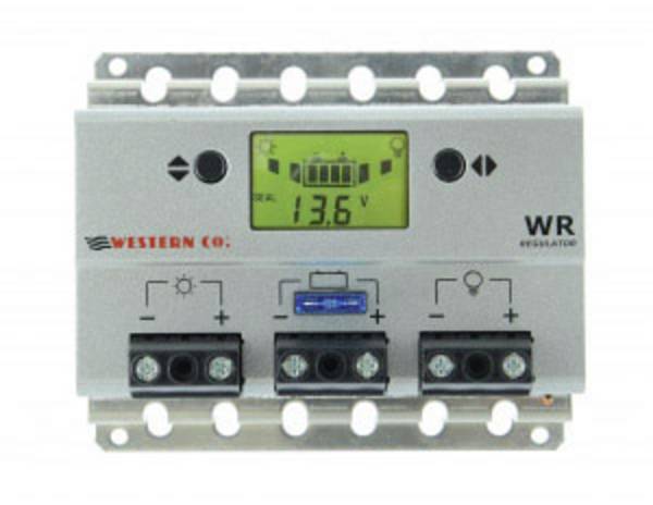 Western Co. WR20 Solenergi laddningsstyrenhet PWM 12 V, 24 V 20 A