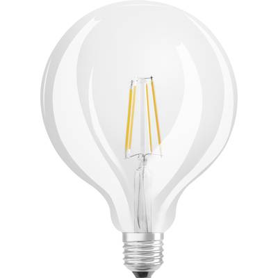 OSRAM 4058075808942 LED-lamp EEK E (A - G) E27 Klotform 7 W = 60 W Varmvit (Ø x L) 125 mm x 173 mm GLOWdim, dimbar, Fila