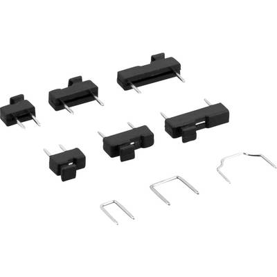 TRU COMPONENTS TC-0332166-30-10-1 TC-0332166-30-10-1 Kortslutningsbrygga Rastermått: 7.62 mm Antal positioner per rad:2