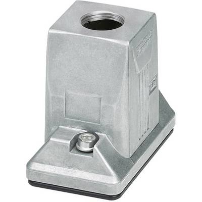 Metallisk maskindel med cylindrisk öppning överst och skruvfäste vid basen.