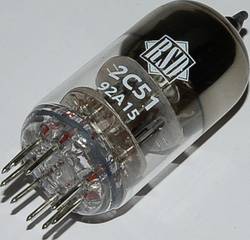 2 C 51 6 N 3 Elektronror Dubbeltriod 130 V 7 6 Ma Antal Poler 9 Lampsockel Noval Innehall 1 St Conrad Se