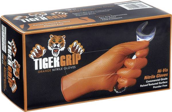 Kunzer  TIGER GRIP XXL 90 st Nitril Engångshandske Storlek (handskar): XXL EN 374-3, EN 420, EN 455