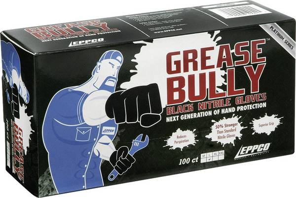 Kunzer  GREASE BULLY L 100 st Nitril Engångshandske Storlek (handskar): L EN 374-3, EN 420, EN 455