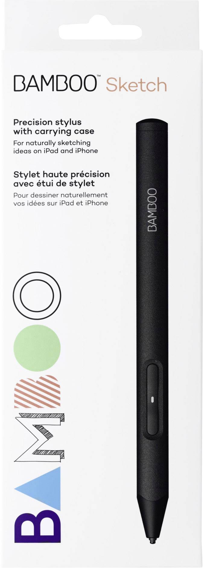 Bamboo Sketch CS610PK Touchpenna Bluetooth, uppladdningsbar