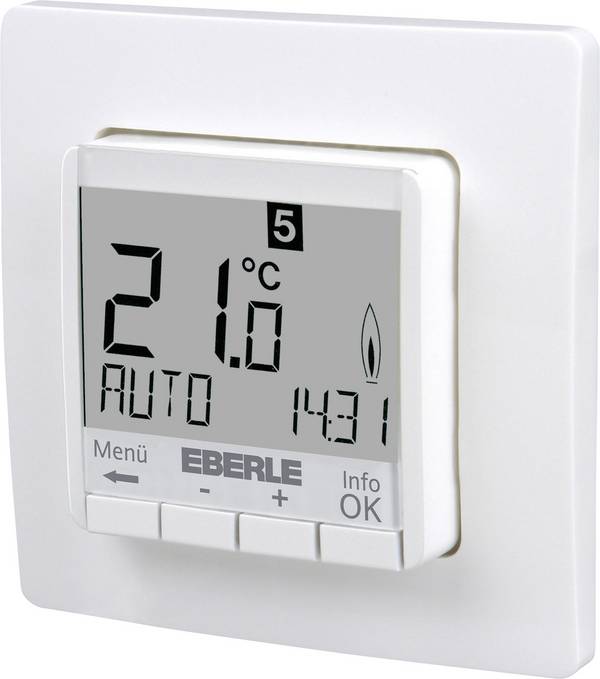 Eberle 527 8104 55 100 FIT 3R Rumstermostat Infälld Dagsprogram  1 st