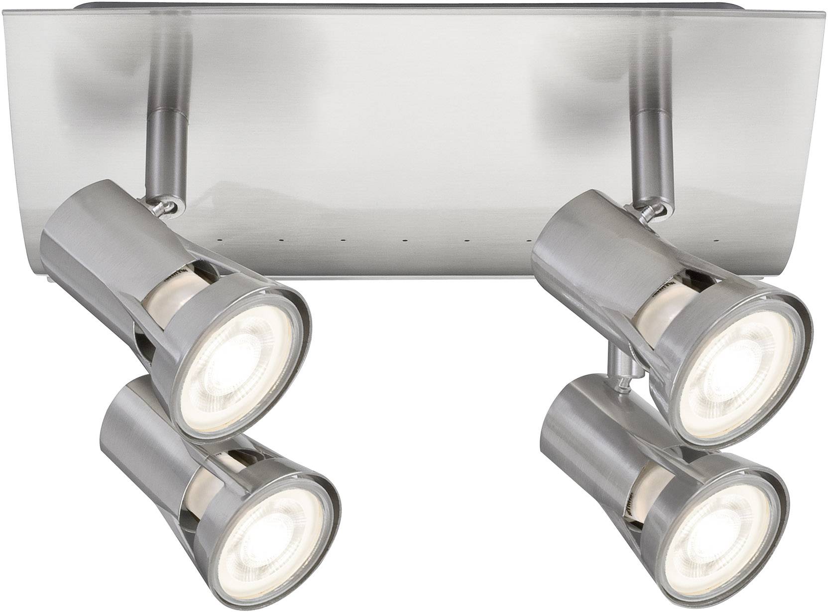 Paulmann Teja 66701 Tak-spotlights LED GU10 40 W Nickel (satinerat)