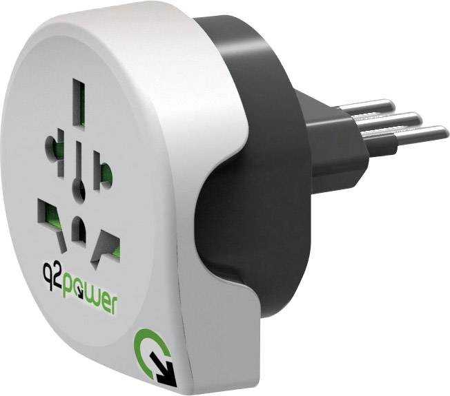 Q2 Power 1.100180 Reseadapter Welt nach Italien-0