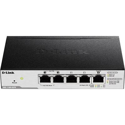 D-Link DGS-1100-05PD Nätverks-switch 1 GBit/s PoE-funktion